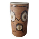 Owl Vase Pottery the Dove