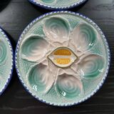 Set of 4 oyster plates