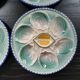Lot de 4 assiettes à huîtres