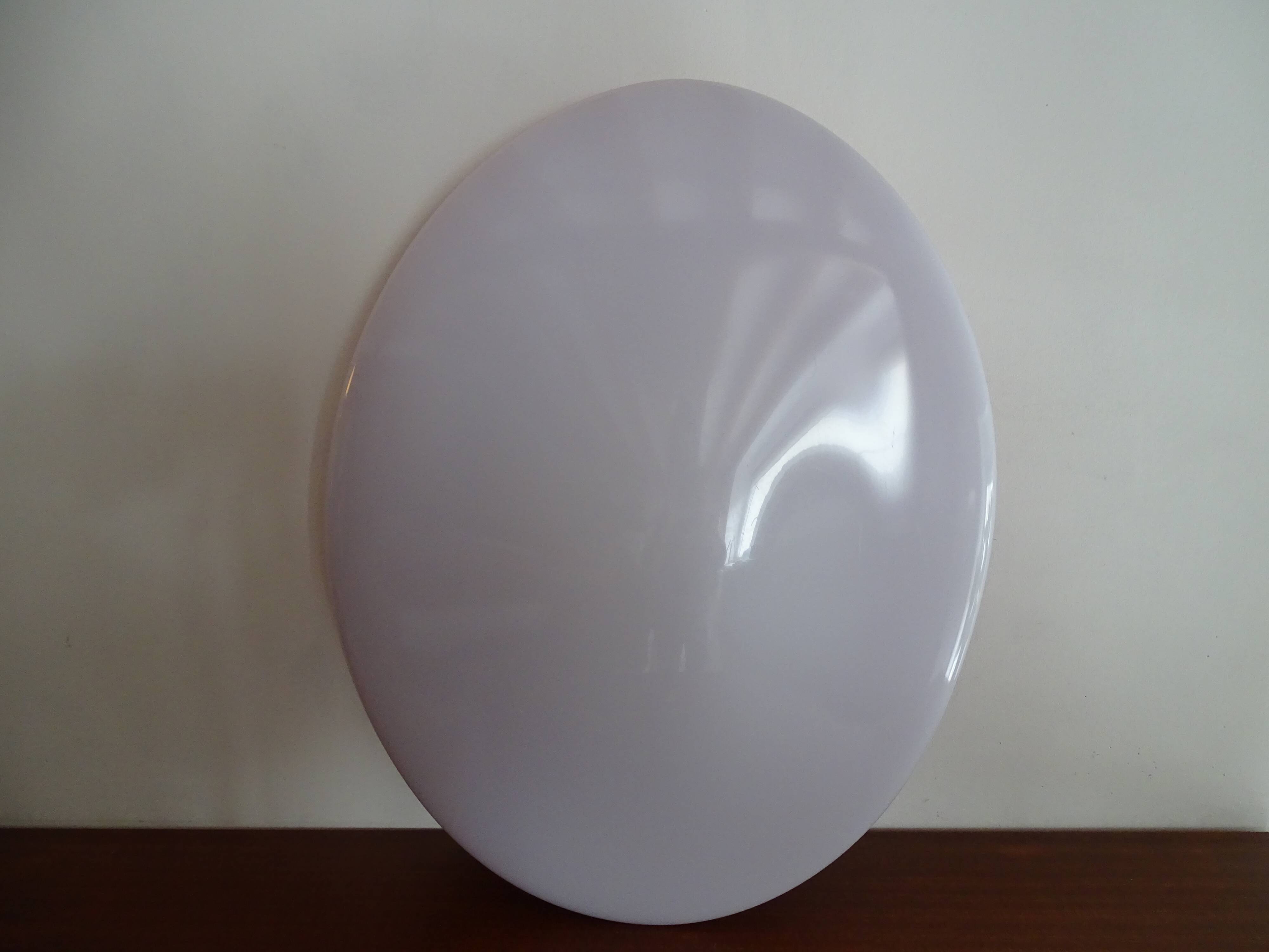 Oval wall lamp design ARTEMIDE 1980 by Patrick Jouin orange/white