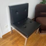 Chauffeuse, fauteuil bas années 1970