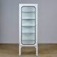 Vintage Iron And Glass Medical Cabinet, 1970s