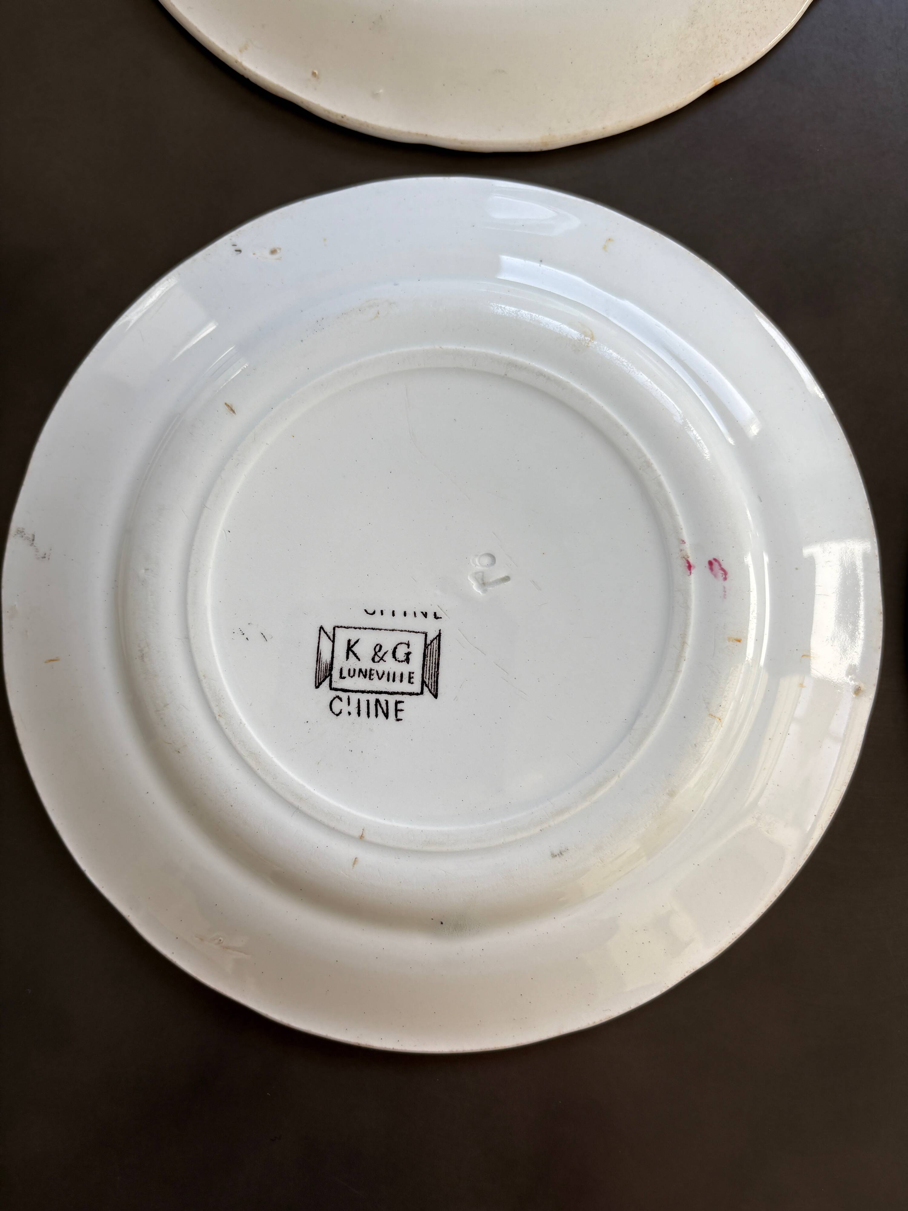 China KG Lunéville dessert plates