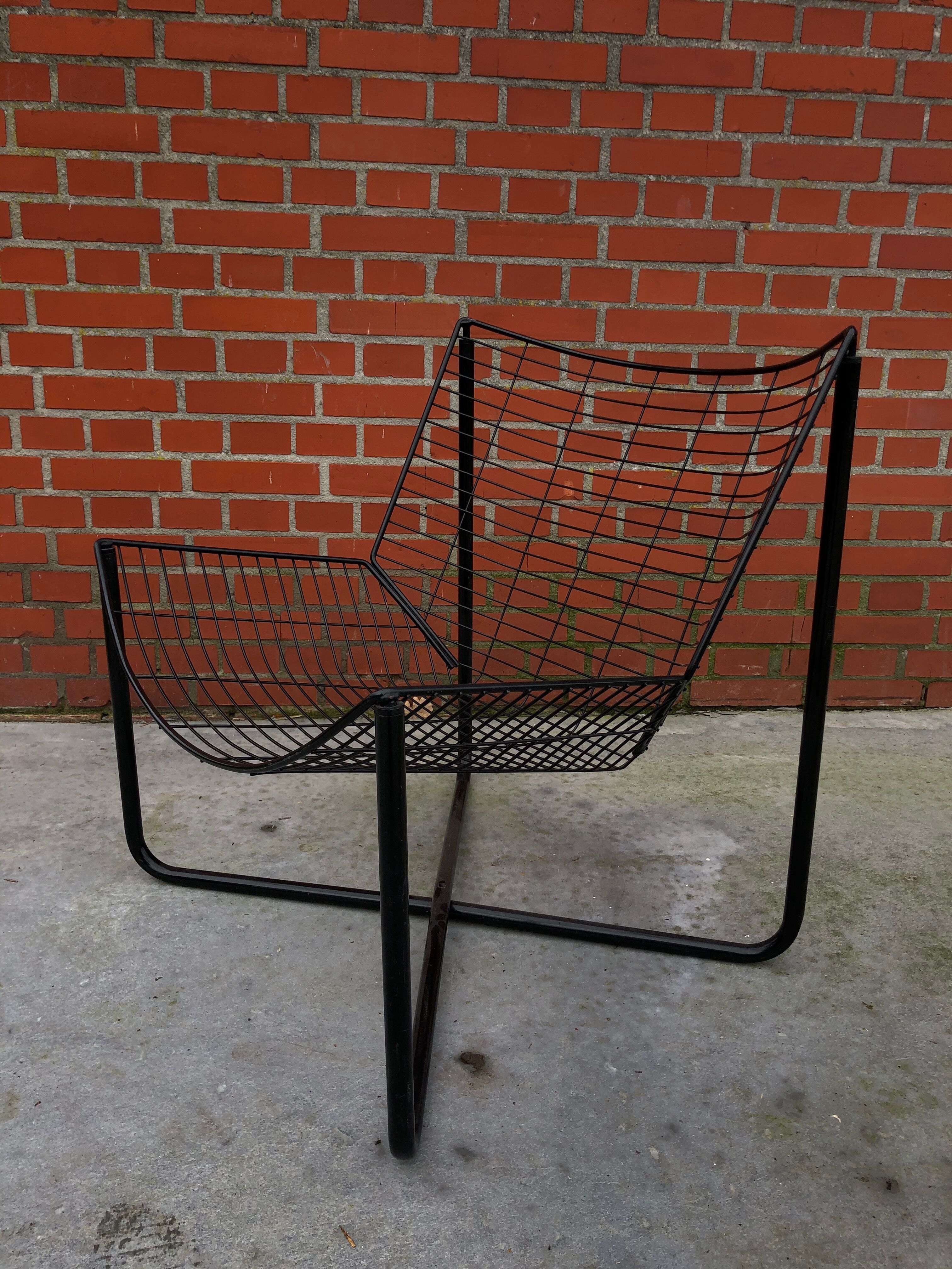 Fauteuil Ikea Jarpen Wire Chair vintage Niels Gammelgaard