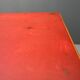Bauhaus Walnut Writing Desk with Red Top