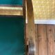 Fauteuil bridge vert années 50