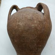Antique terracotta jug from the 16th century