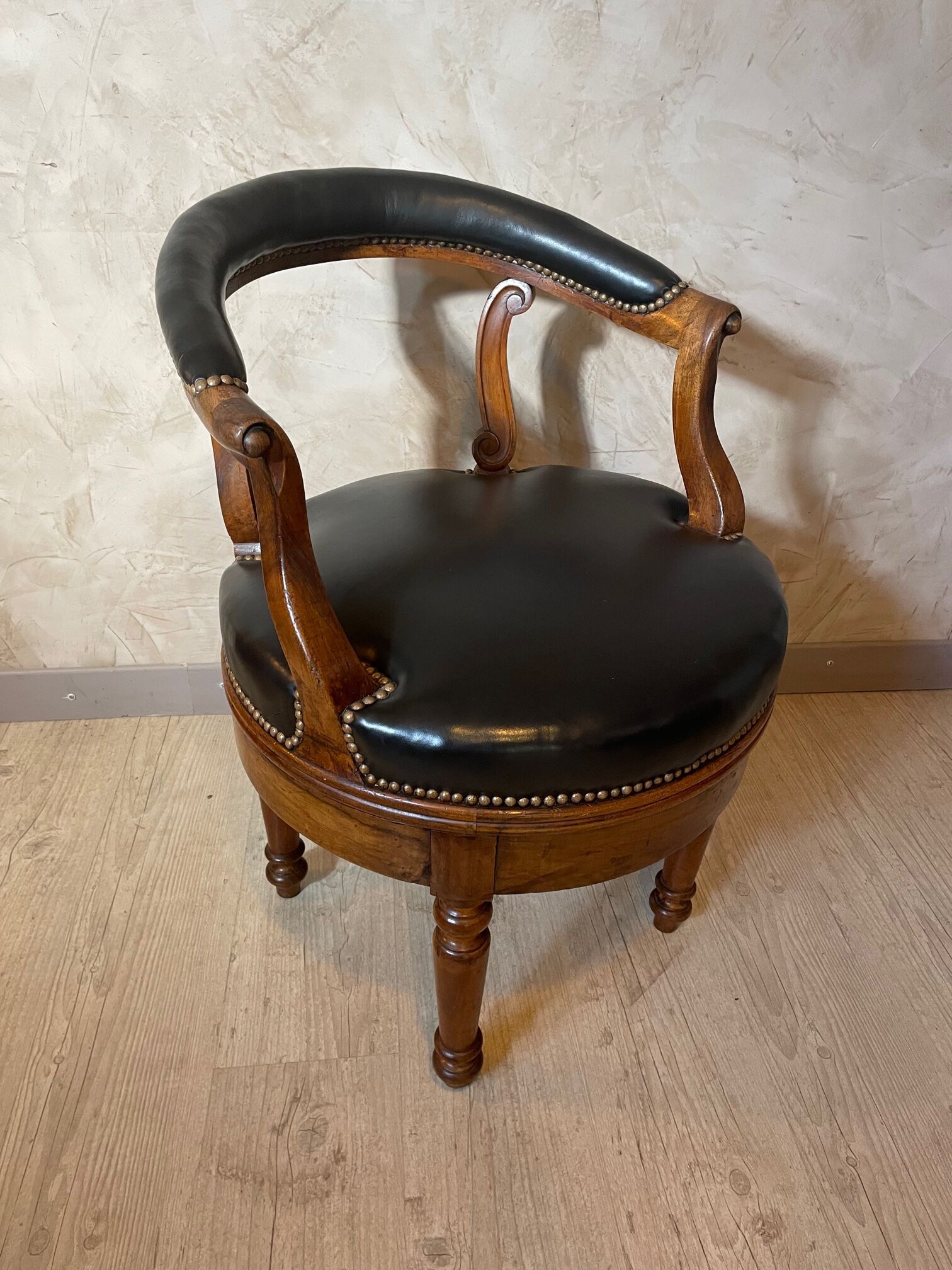 Leather office chair