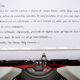 Typewriter hermes baby orange coral and blue cursive revised ribbon new
