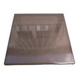 Smoked plexiglass side table