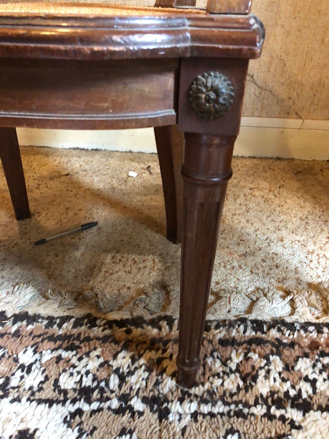 Desk chair Louis-Philippe style