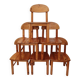 Serie de 6 chaises de Rainer Daumiller 70