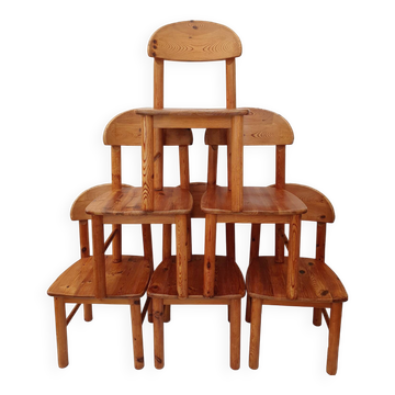 Set of 6 chairs by Rainer Daumiller 70