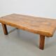 Mid-Century Brutalist Coffee Table in Oak, Spain, 1960s