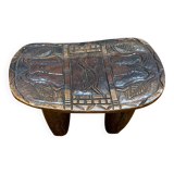 Monoxyle Quadripod Stool Animal Decor