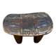 Monoxyle Quadripod Stool Animal Decor