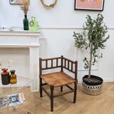 Chaise en chêne rustique