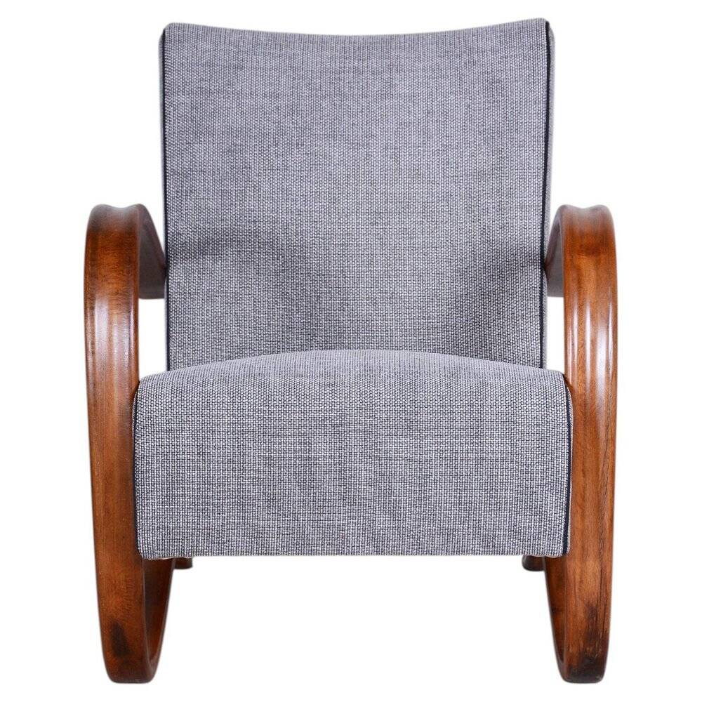 Fauteuil Lounge H-269 Art Déco tchèque par J. Halabala pour Up Závody, années 1930