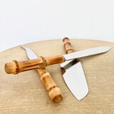 Bamboo serving cutlery