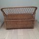 Storage bench for children in rattan