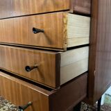 Vintage teak bar/secretary cabinet