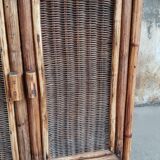 Vintage bamboo shelf