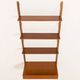 Danish mid-century teak shelving unit with a desk, 1970s