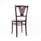 1950s Vintage Bistro Oak Chair, Czechoslovakia