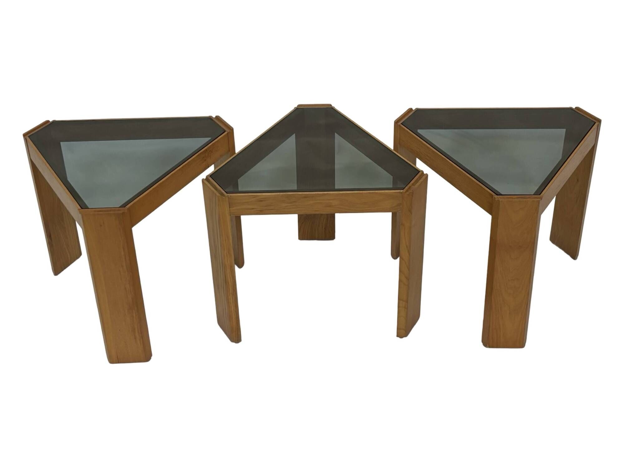 Vintage Set of 6 side tables nesting tables by Porada Arredi, 1970s
