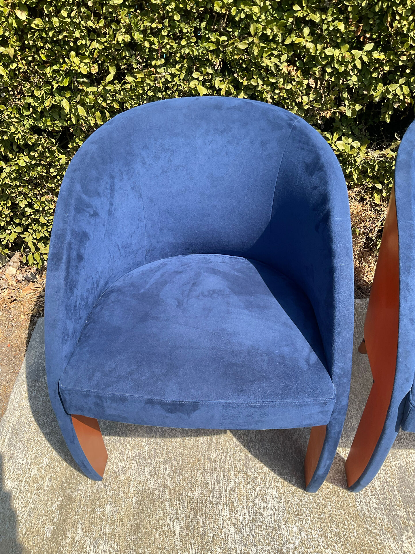 Set of 4 Postmodern Ligne Roset armchairs from the 1980s.