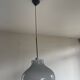 Glass, gray pendant lamp