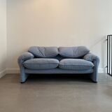 Maralunga 2-seater sofa by Vico Magistretti for Cassina