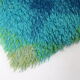 Retro Vintage wool hand-knotted carpet Sweden, 1960s / 70s 140x190cm