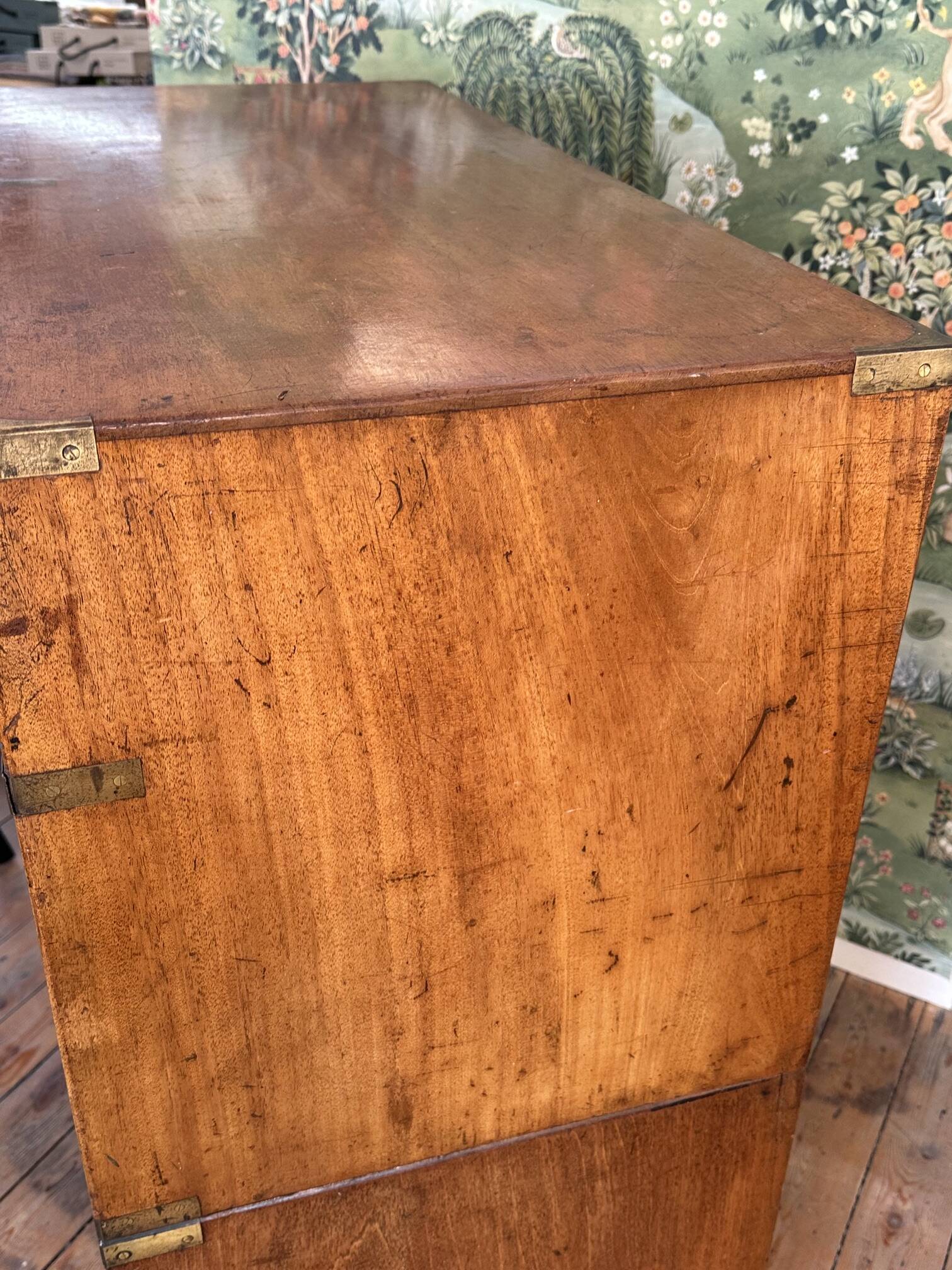 Antique military campaign chest