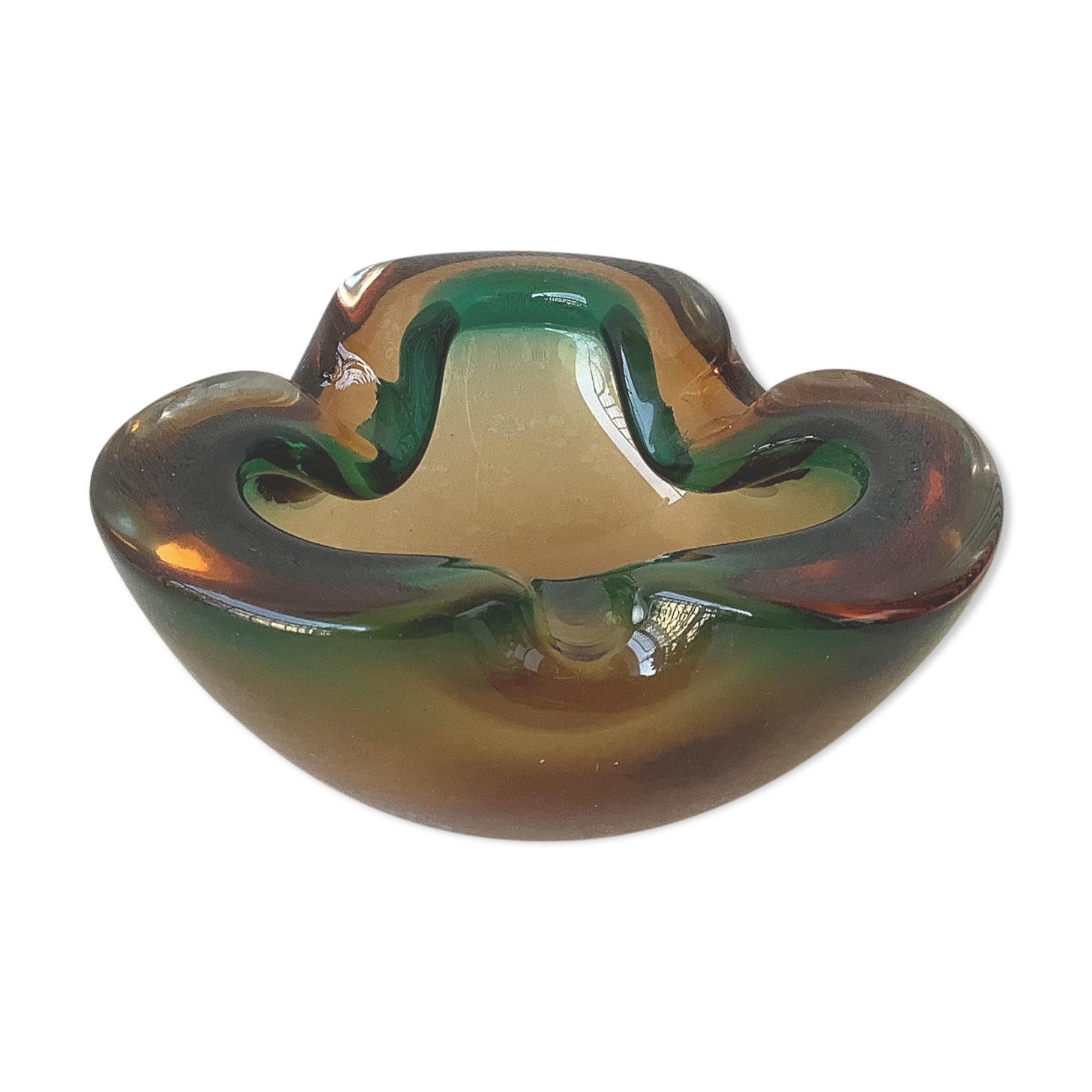 Vintage Murano Sommerso ashtray