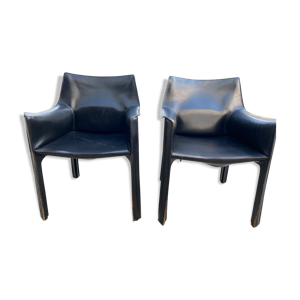 Fauteuils cab 413 de Mario bellini, cassina