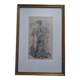 Framed fashion engraving