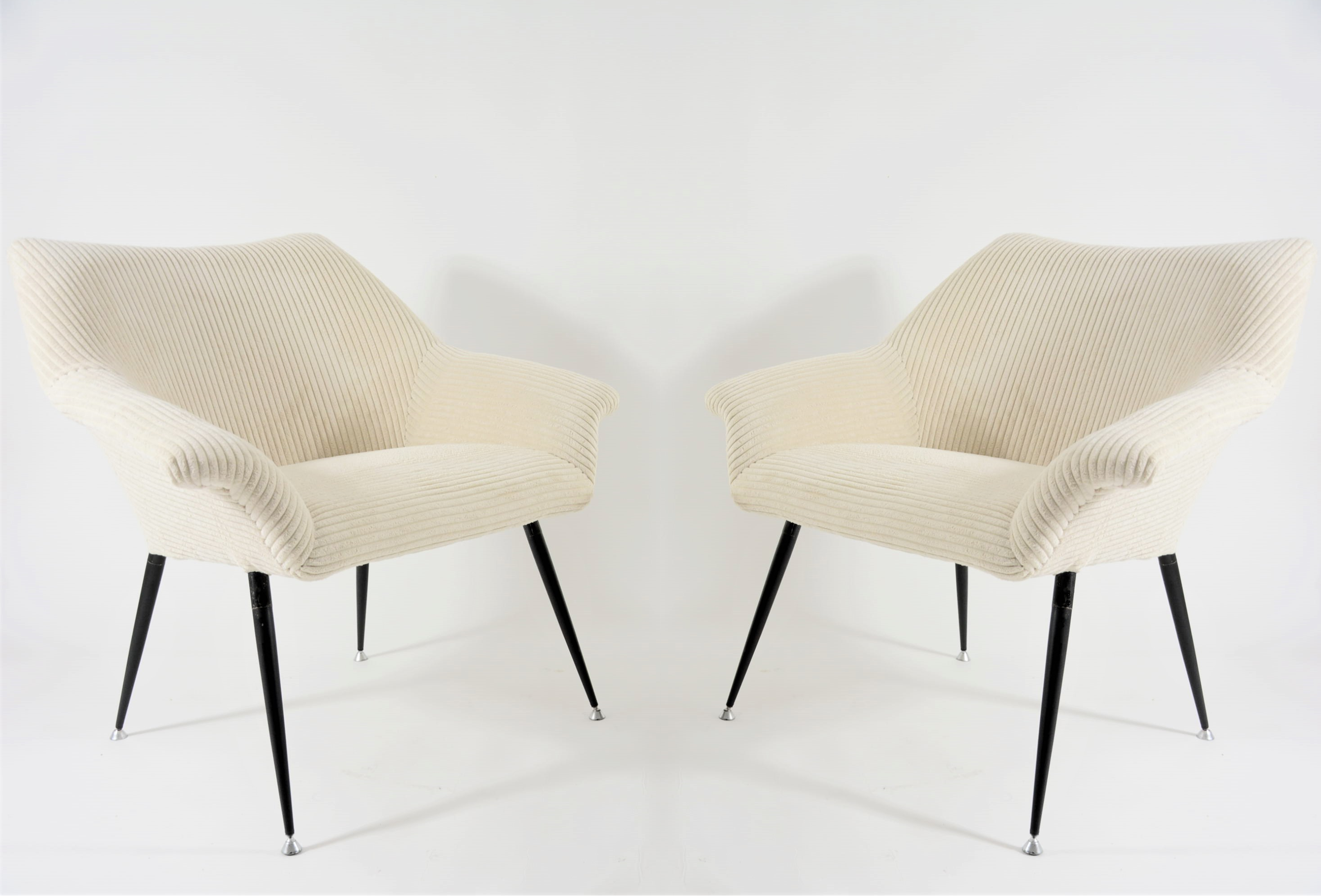 Ivory square shell chair