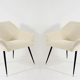 Ivory square shell chair