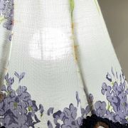 LAMPSHade Plexiglass and Lilac Fabric VINTAGE
