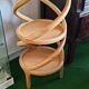 Bent wood side table