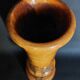 Vintage turned olive wood bowl