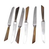 6 couteaux corne grissolange pouzet