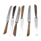 6 couteaux corne grissolange pouzet