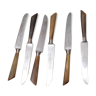 6 knives horn grissolange pouzet