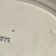 Flat dish grey blue HBCM Guadeloupe
