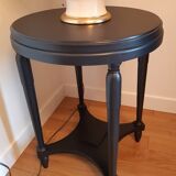 "Black steel" tea table, art deco 1920