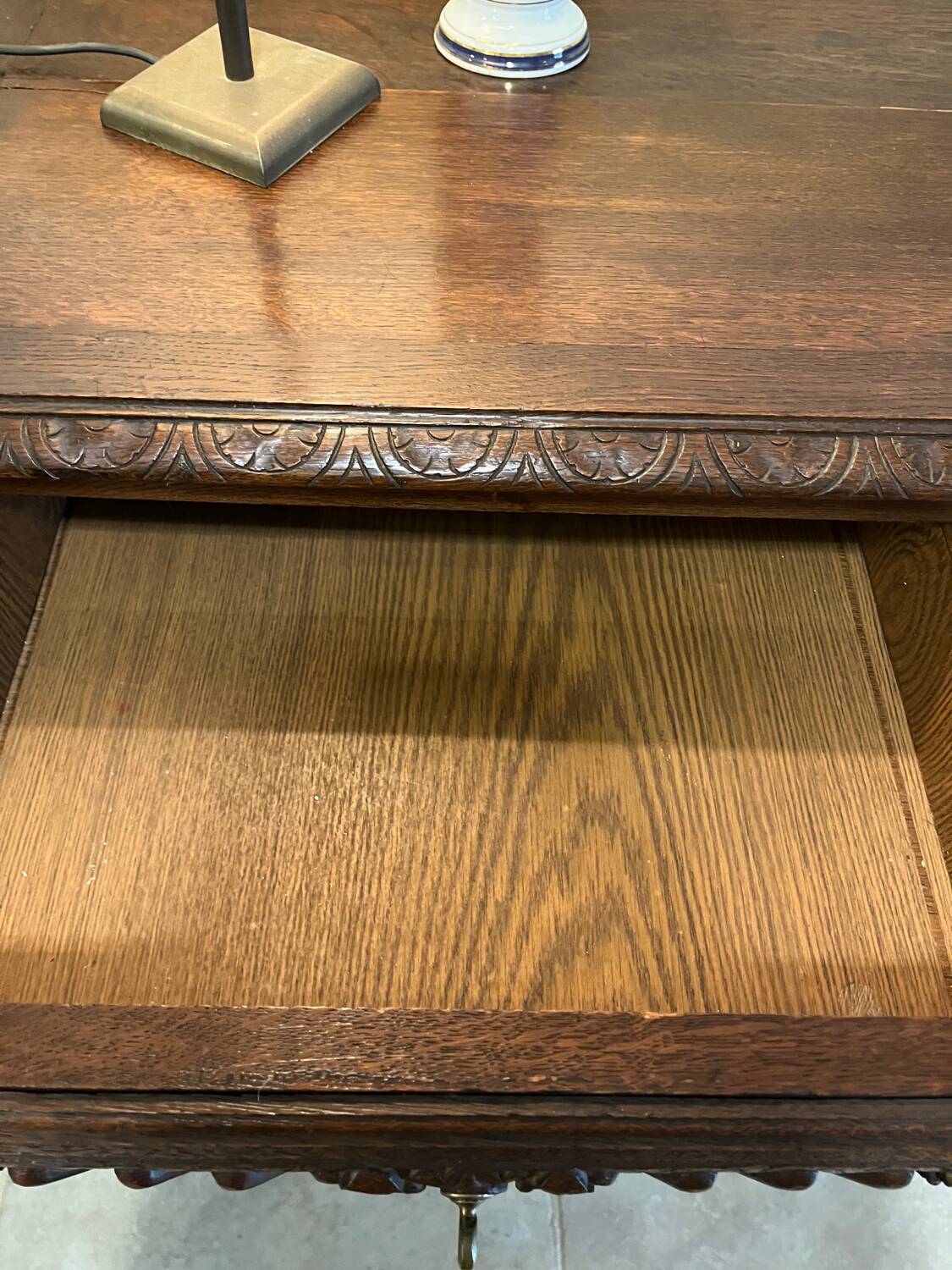 Console or turned wooden service table