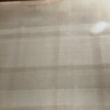 Old gilded mirror louis Philippe rectangular carved godrons