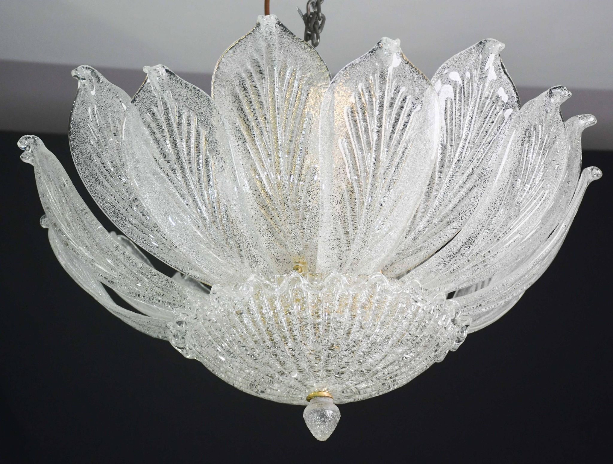 Napoli, Italian Murano Glass Ceiling Light or Flush Mount, 1970s